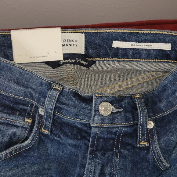 Citizens of Humanity Daphne Cropped High Rise Stovepipe Jeans - Picture 8 of 11